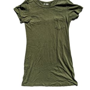 American Giant t-shirt dress green large